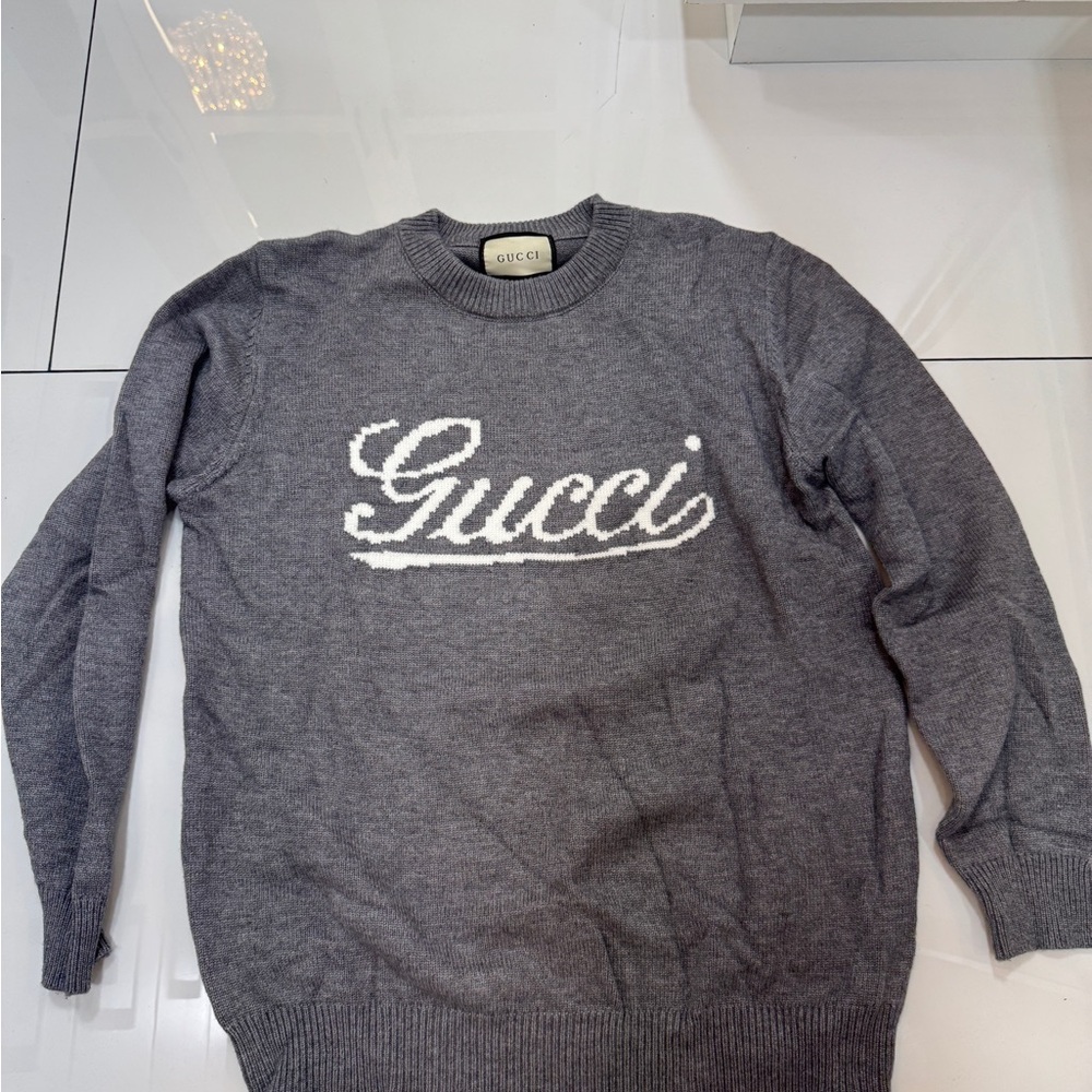 Gucci Charcoal Crewneck Sweater